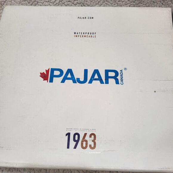 NEW PAJAR Casual Outdoor Winter Snow Waterproof Leather Ankle boot Black SZ 6.5 - Picture 9 of 10